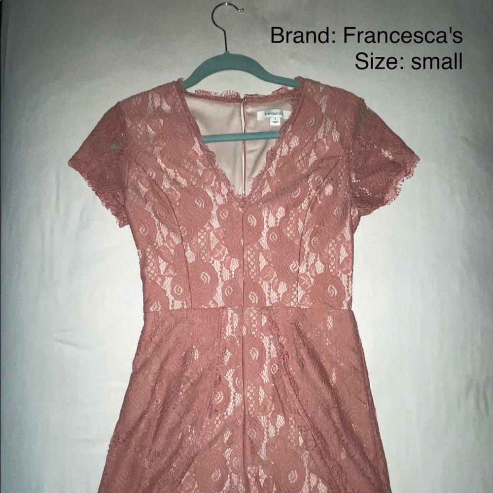 Francesca’s Pink Romper Size: Small